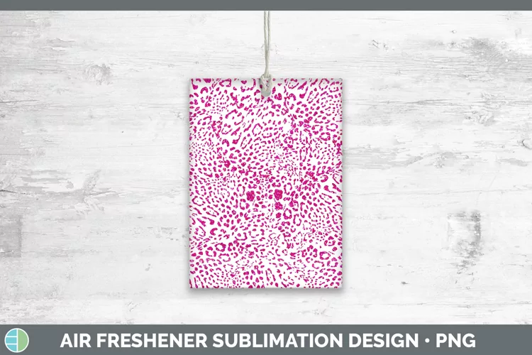 Animal Pink Jaguar Air Freshener Sublimation Car Freshener D