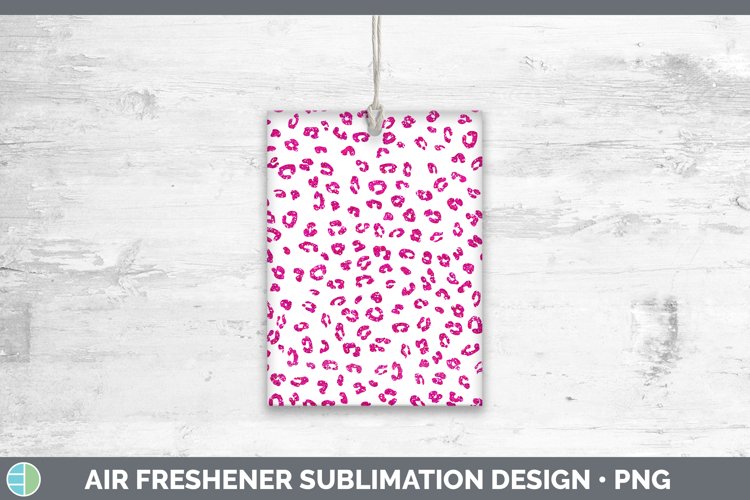 Animal Pink Leopard Air Freshener Sublimation Car Freshener