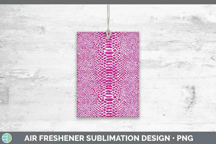 Animal Pink Snake Air Freshener Sublimation Car Freshener De