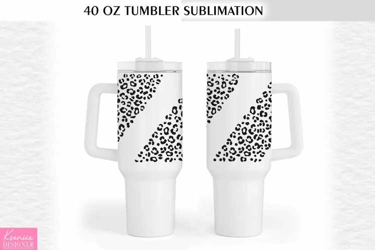 Leopard Print 40 Oz Tumbler Wrap|Animal Print Siblimation