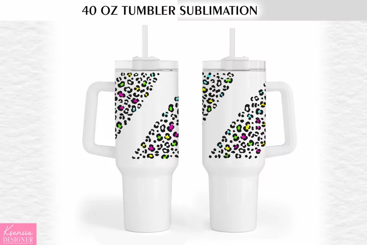 Leopard Print 40 Oz Tumbler Wrap|Animal Print Siblimation