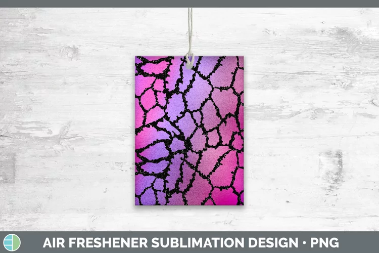 Animal Purple Giraffe Air Freshener Sublimation Car Freshene