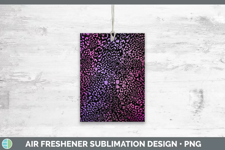 Animal Purple Jaguar Air Freshener Sublimation Car Freshener