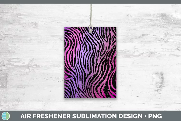 Animal Purple Zebra Air Freshener Sublimation Car Freshener