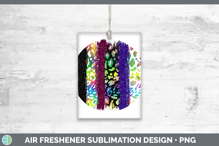 Animal Rainbow Animal Print Brush Air Freshener Sublimation