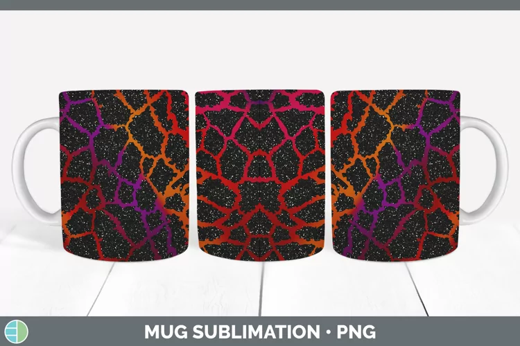 Animal Red Giraffe Mug Wrap Sublimation Coffee Cup Designs
