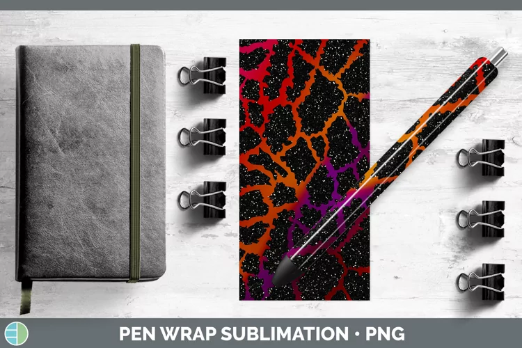 Animal Red Giraffe Pen Wrap Sublimation Pen Designs