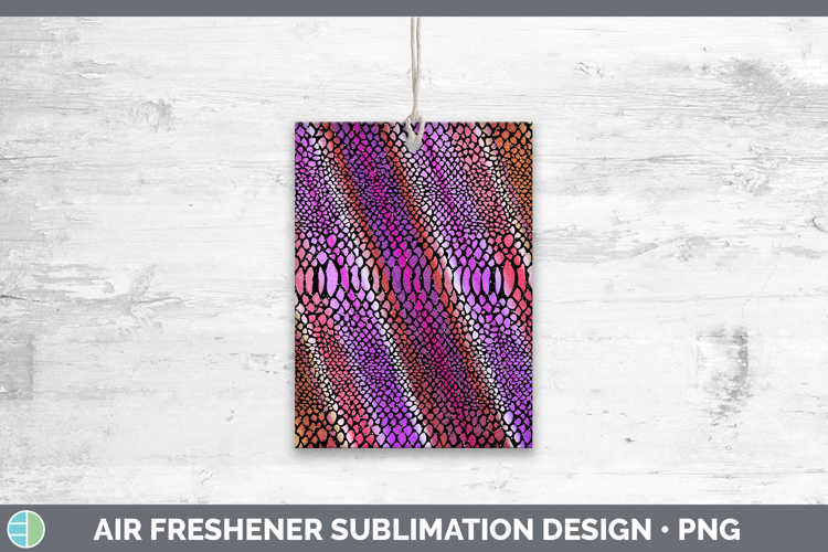 Animal Snake Print Air Freshener Sublimation Car Freshener D