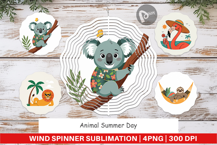 Wind Spinner Summer Day Animal