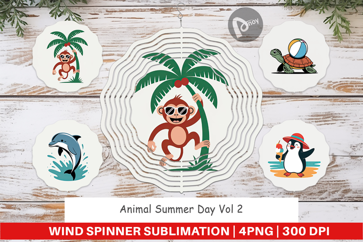 Wind Spinner Summer Day Animal