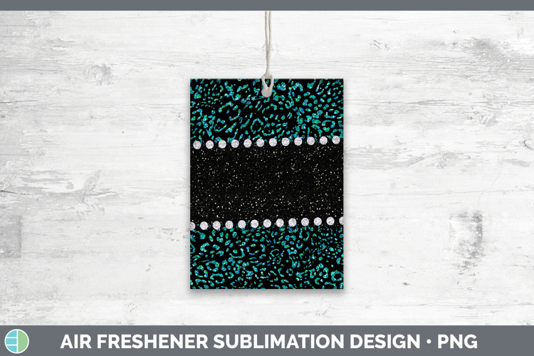 Animal Teal Jaguar Air Freshener Sublimation Car Freshener D