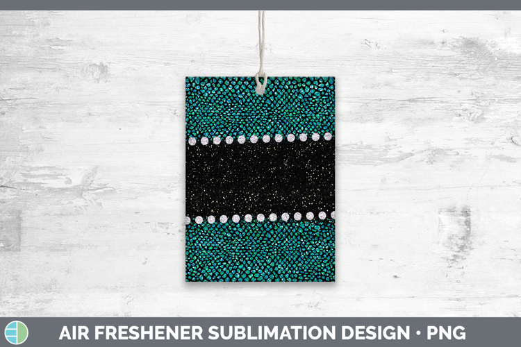 Animal Teal Snake Air Freshener Sublimation Car Freshener De