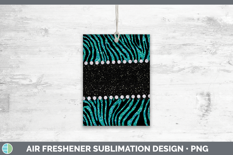 Animal Teal Tiger Air Freshener Sublimation Car Freshener De