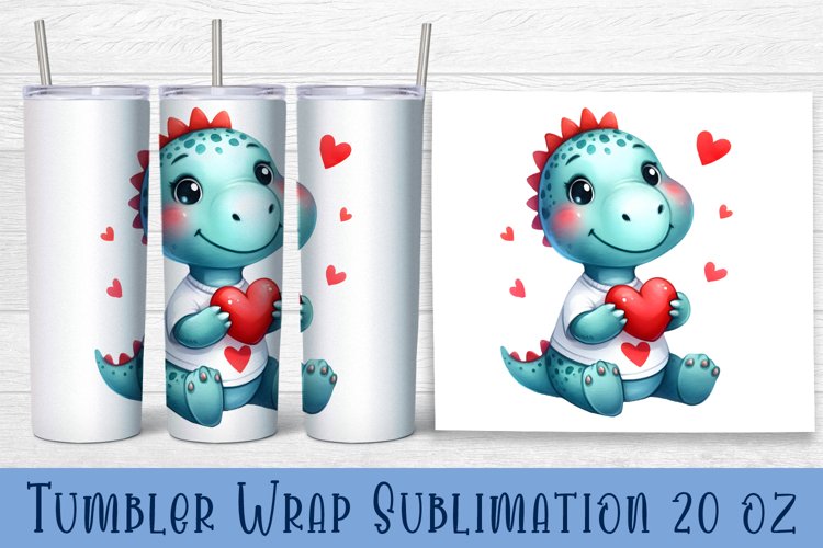 Animal - holding heart in hands. Tumbler Wrap | 20 oz.