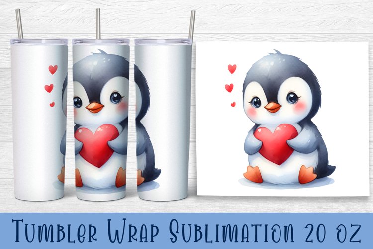 Animal - holding heart in hands. Tumbler Wrap | 20 oz.