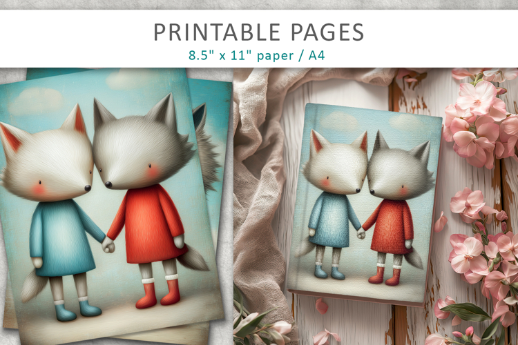 kids love illustration printables, cute kids pages