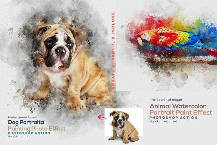 Dog Watercolor Painting