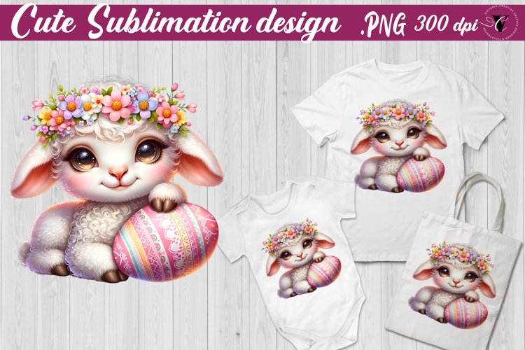 Easter Animal with bunny ears | Easter clipart