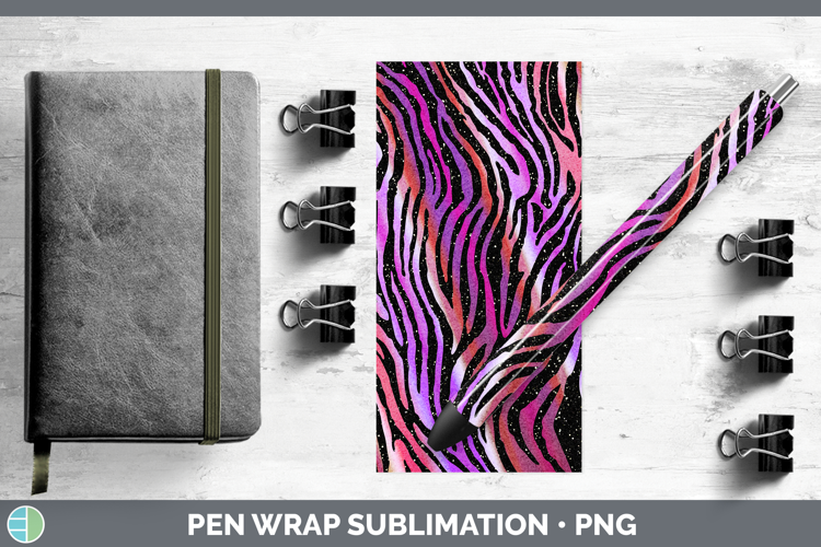 Animal Zebra Print Pen Wrap Sublimation Pen Designs