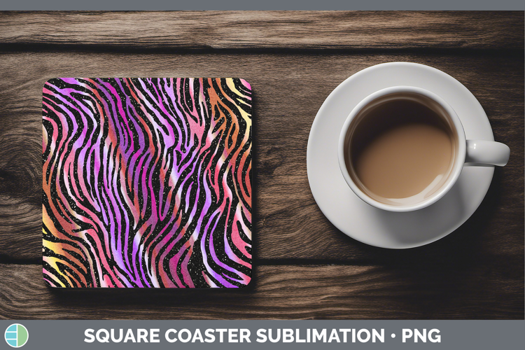 Animal Zebra Print Square Coaster Sublimation Coaster Design