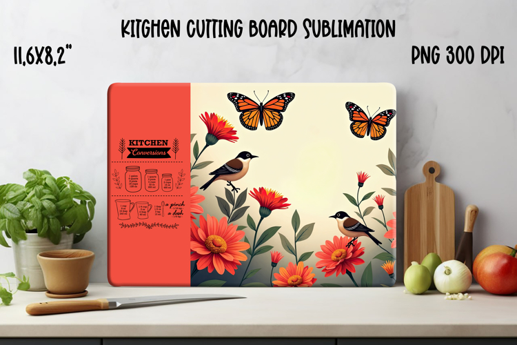 Cute forest animal kitchen board | Fall cutting board PNG