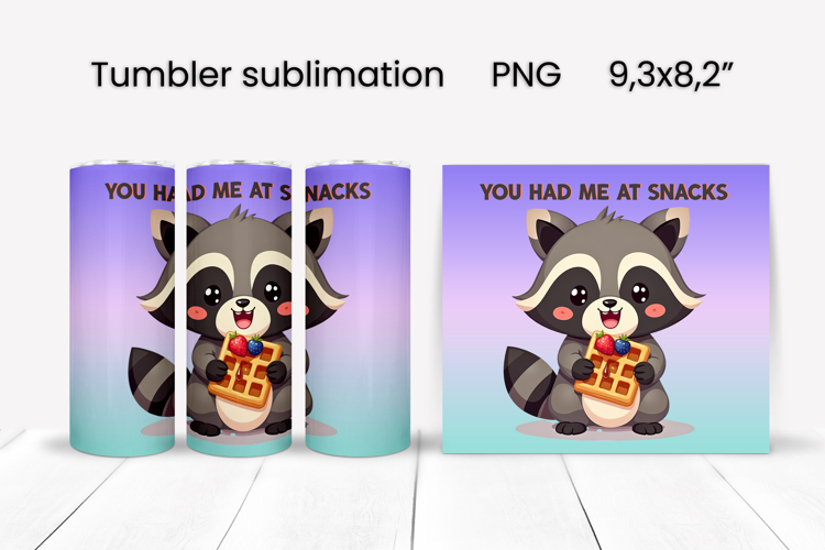 Funny animal food tumbler | Sarcastic quotes animal tumbler