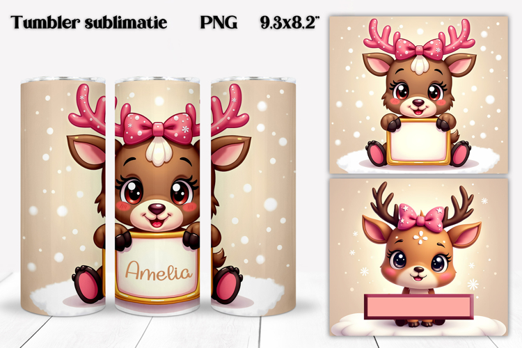 Christmas tumbler wrap design | Add your name tumbler PNG