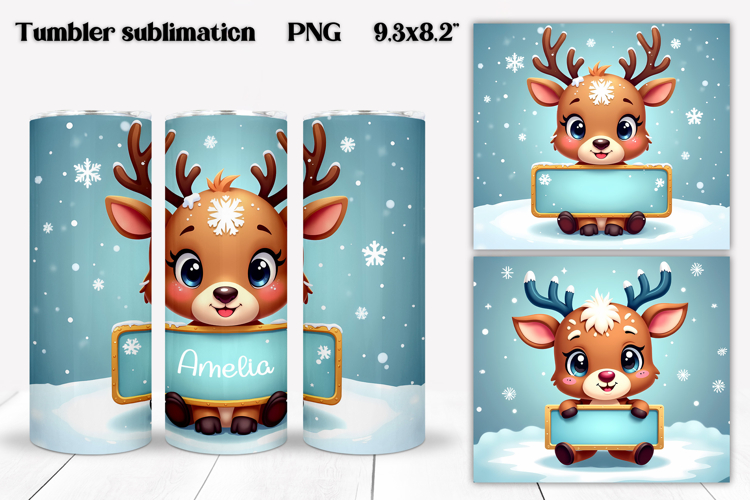 Christmas tumbler wrap design | Add your name tumbler PNG