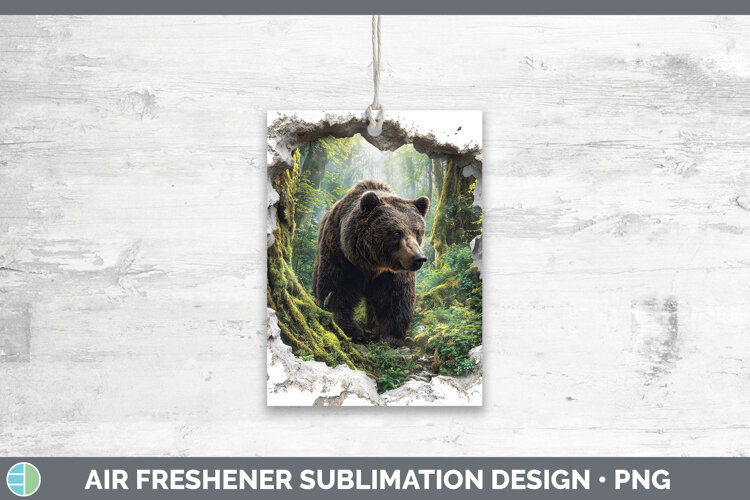 GorgeousAnimals 3D Hole Air Freshener design.