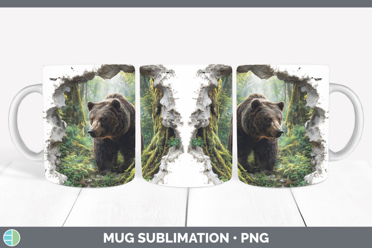 GorgeousAnimals 3D Hole Mug Wrap design.