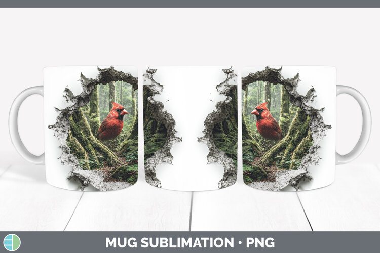 GorgeousAnimals 3D Hole Mug Wrap design.