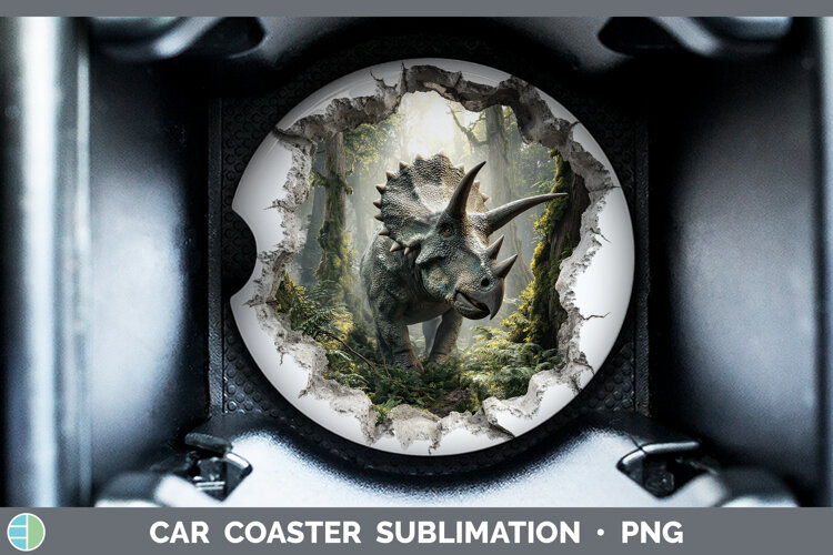 GorgeousAnimals 3D Hole Car Coaster design.