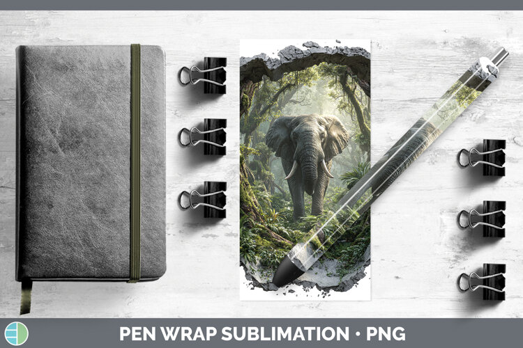 GorgeousAnimals 3D Hole Pen Wrap design.