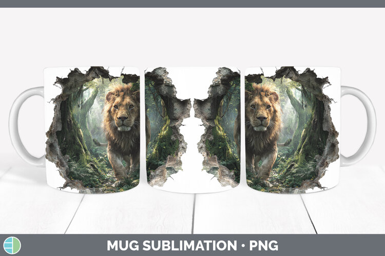 GorgeousAnimals 3D Hole Mug Wrap design.