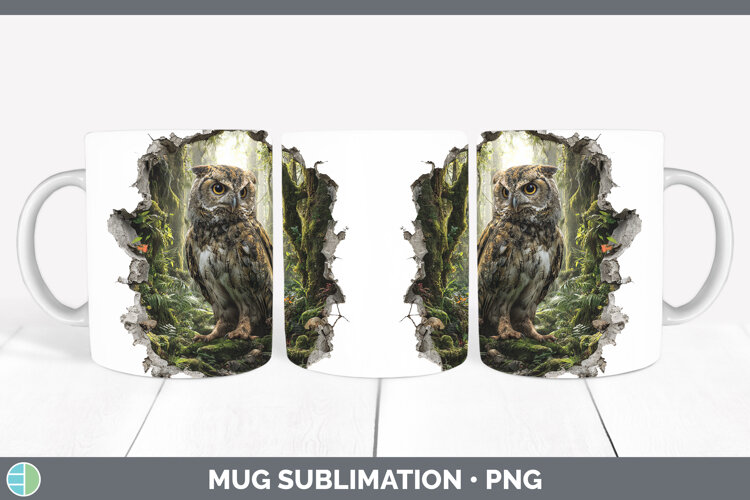 GorgeousAnimals 3D Hole Mug Wrap design.