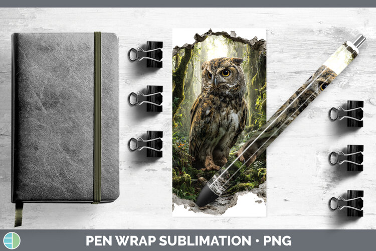 GorgeousAnimals 3D Hole Pen Wrap design.