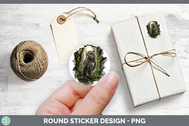 GorgeousAnimals 3D Hole Stickers design.