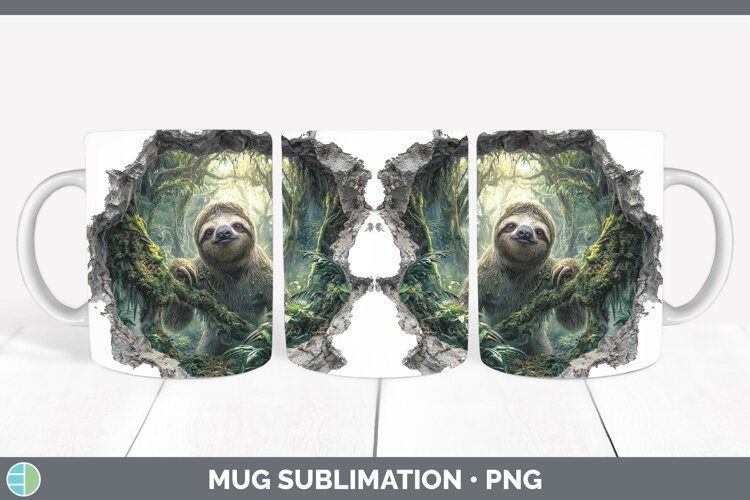 GorgeousAnimals 3D Hole Mug Wrap design.