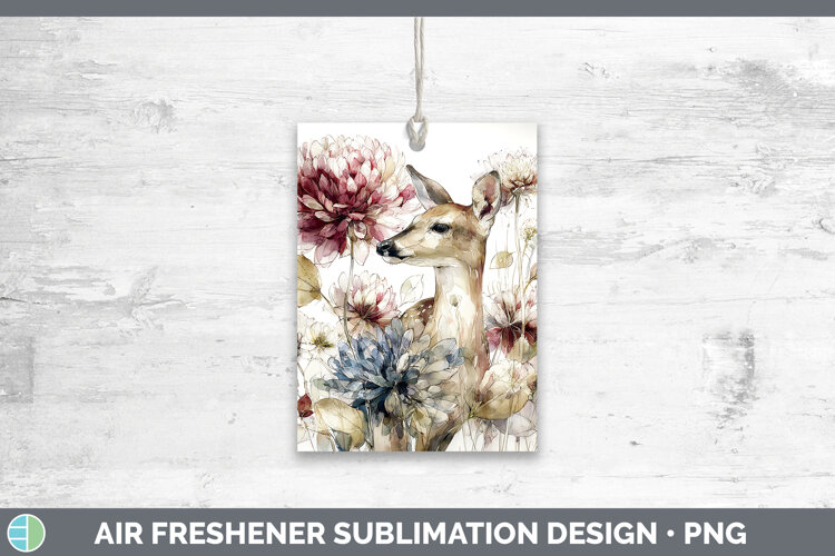 GorgeousAnimals Autumn Floral Air Freshener design.