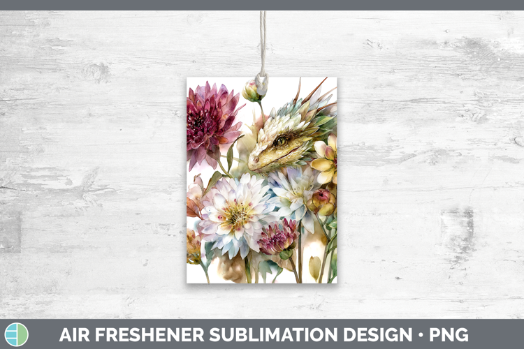 Dragon Air Freshener Animals Autumn Floral Sublimation Car