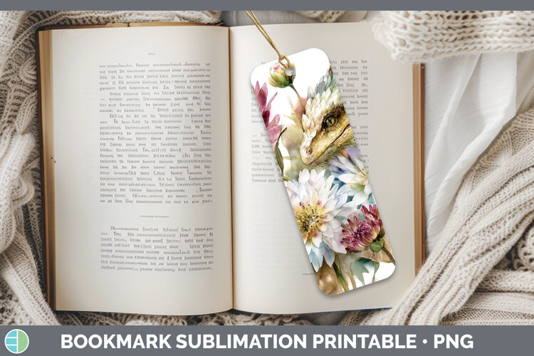 GorgeousAnimals Autumn Floral  Bookmark design.
