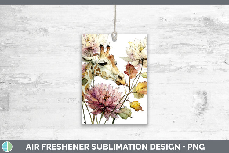 GorgeousAnimals Autumn Floral Air Freshener design.