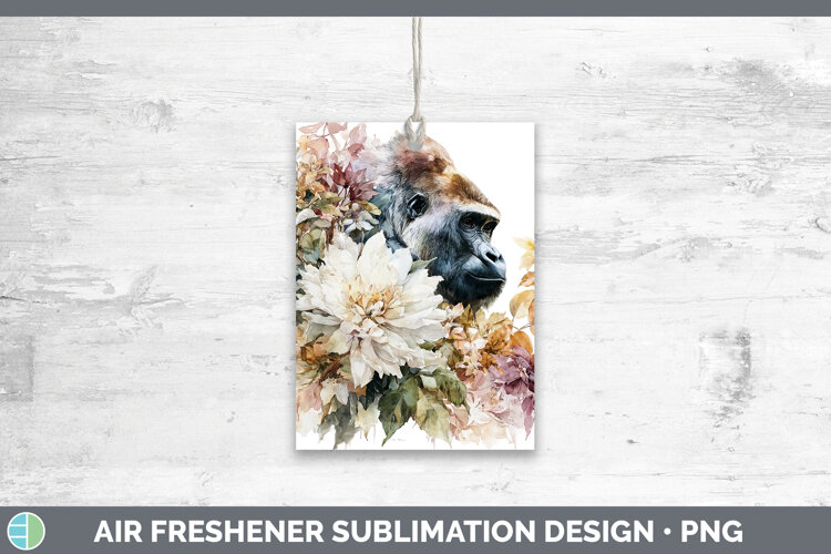 GorgeousAnimals Autumn Floral Air Freshener design.