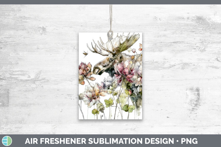 GorgeousAnimals Autumn Floral Air Freshener design.