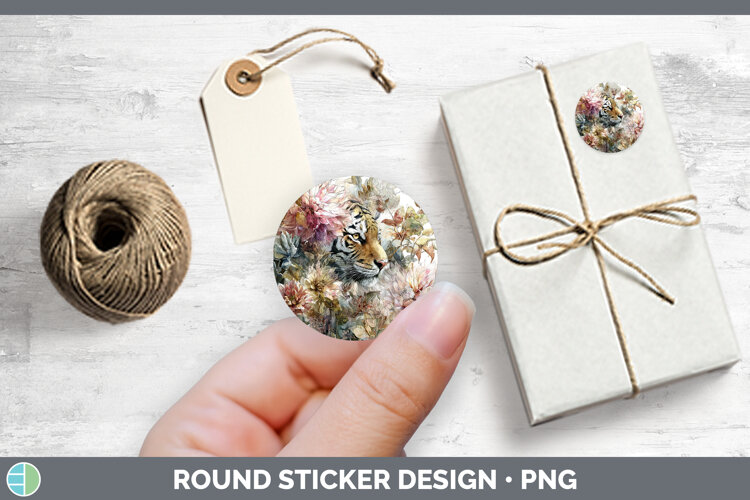 GorgeousAnimals Autumn Floral  Stickers design.