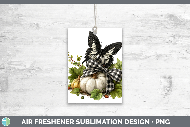 Animals Autumn Pumpkin Butterfly Air Freshener Sublimation C
