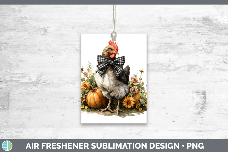 Animals Autumn Pumpkin Chicken Air Freshener Sublimation Car
