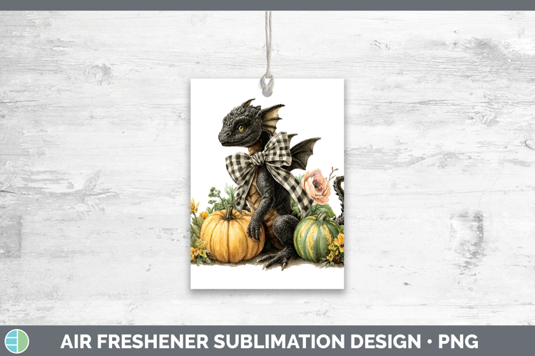 Animals Autumn Pumpkin Dragon Air Freshener Sublimation Car