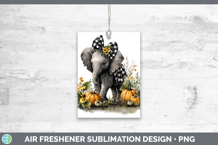 GorgeousAnimals Autumn Pumpkin Air Freshener design.