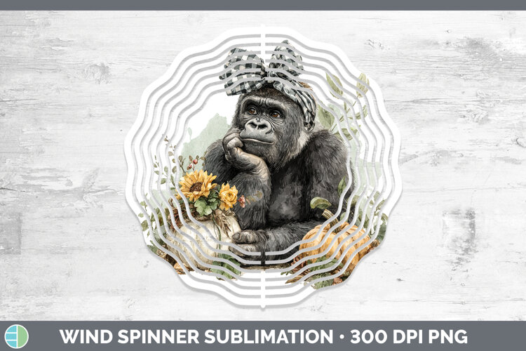 GorgeousAnimals Autumn Pumpkin Wind Spinner design.